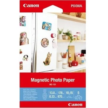 Canon Хартия Canon Magnetic Photo Paper MG-101, 10x15 cm, 5 sheets (3634C002AA)