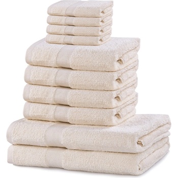 Restilo Комплект от 8 светлокремави кърпи и 2 кърпи за баня Marina Ecru - DecoKing (120011250)