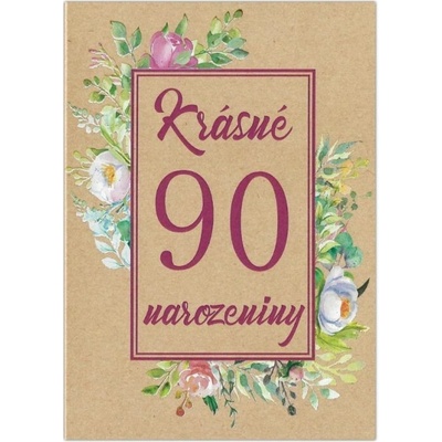 Přání k narozeninám CTS71, kraft