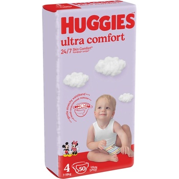 Huggies Ultra Comfort Jumbo 4 7-18 kg 50 ks