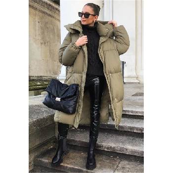 Madmext Дамско дълго яке mg1280 - Каки #319848 (319848_Хаки)