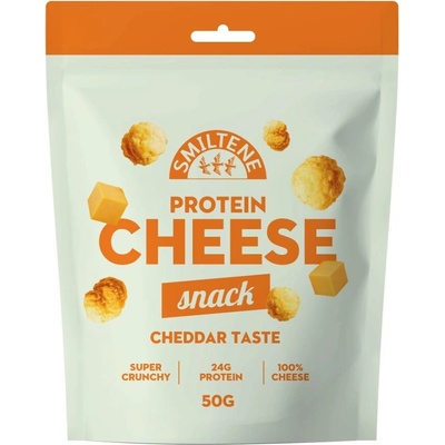 SMILTENE Křupavé sýrové kuličky s příchutí cheddar sýru 50 g