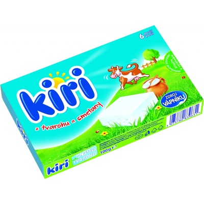 Kiri Z tvarohu a smetany 6 porcí 100g