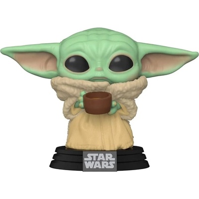 Funko Фигурка Funko POP: Star Wars - The Mandalorian: The Child with Cup (Baby Yoda) 10 cm. , #378