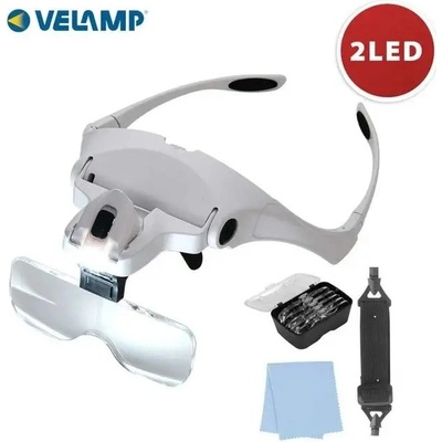 VELAMP Brýle s osvětlením, lupou a dioptriemi - LE035 – Zboží Živě