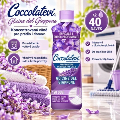Coccolatevi Glicine del Giappone Koncentrovaný parfém do prádla + čistič 250 ml