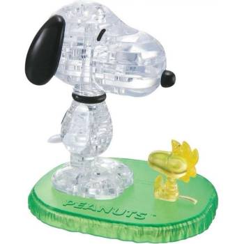 HCM Kinzel 3D Crystal puzzle Snoopy a Woodstock 41 ks
