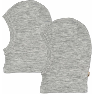 Kukla z merino vlny 2 kusy Kim Wheat šedá melange grey