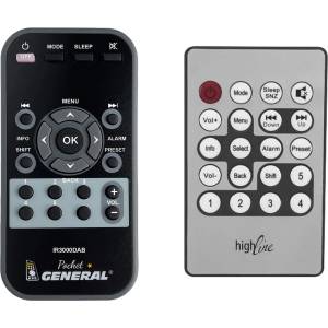GENERAL Soundmaster ir3000dab - дистанционно управление дубликат (ir3000dab) Дистанционно
