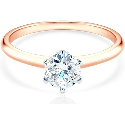 Savicki Zásnubný prsteň The Journey dvojfarebné zlato laboratórny diamant TJ R3 1 LAB RB