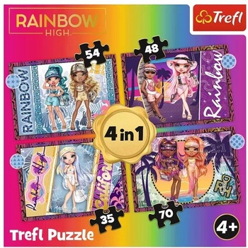 Trefl Trefl: MGA Rainbow High пъзел - 4 в 1 (34614)