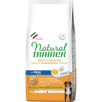 Natural Trainer Sensitive Adult Medium & Maxi s vejcem 2 x 12 kg