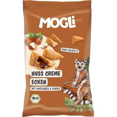 MOGLI Bio plněné lískooříškové taštičky 3r+ 30 g