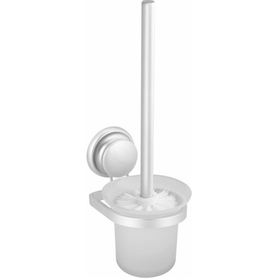 MSV WC nástěnná štětka s přísavkou MEGA Ventouses s plastovou nádobou bílá 142623