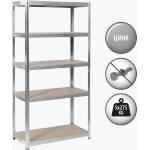 Carmen Метален стелаж Carmen CR-1020 - 180х90х45 см, до 275 кг на рафт - цинк
