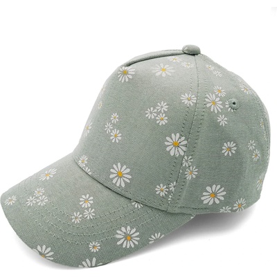 maximo Детска шапка с козирка maximo Kids' Mini Girl Cap Daisy Hook-and-Loop Closure Cap - Lightjade - размер 47-49 cm (904-6354-0211)