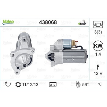 VALEO Štartér 438068