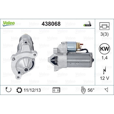 VALEO Štartér 438068