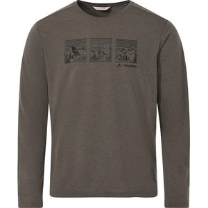 VAUDE Мъжка блуза с дълъг ръкав Vaude Rosemoor L/S T-Shirt III Longsleeve - Deer Brown (216-0236-1412)