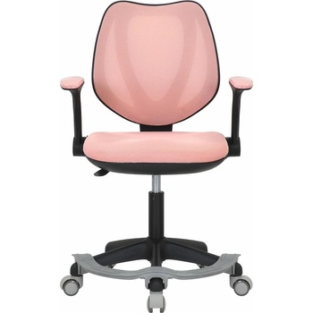 Image 1 of RFG Детски стол RFG Sweety Black, до 100кг, меш, полипропиленова база, газов механизъм за регулиране на височината, розов (606LD1/BLACK/HZ3016)