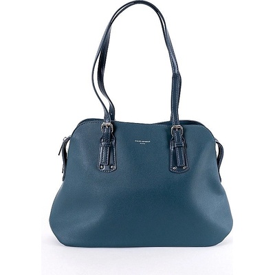 David Jones velká paví kabelka na rameno CM6263A modrá