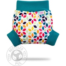 Petit Lulu Pull-up vrchné nohavičky XL Kvetinové kocky