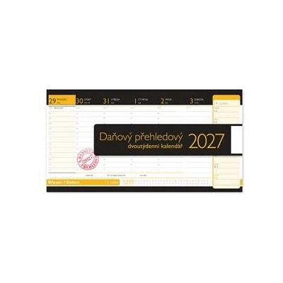 Stolní Daňový přehledový 2027