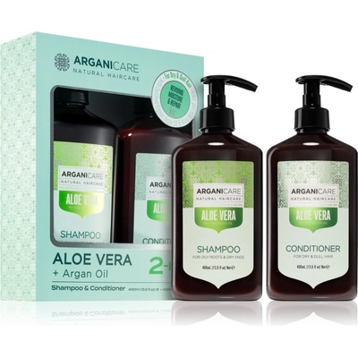Arganicare Aloe vera Duo Box подаръчен комплект (с хидратиращ ефект)
