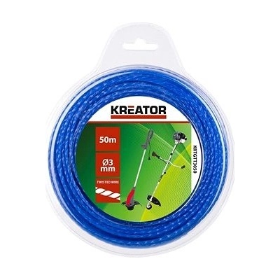 KRTGTT3050 - Struna kroucená 3 mm x 50 m