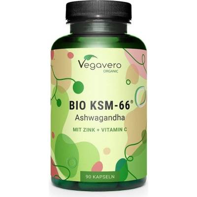 Vegavero Ashwagandha KSM-66, 90 капсули, Vegavero (VV-VITA-344)