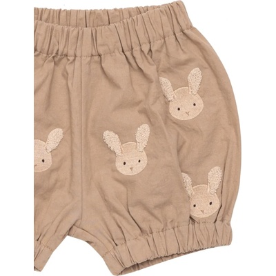 Donsje Бебешки къс панталон от памук Donsje Carson Bloomers Fluffy Bunnies (3029808)