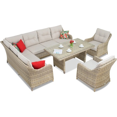 Garden Point Техноратанов комплект Toledo Comida 7 Garden Point бежов (GAP144-COM7)