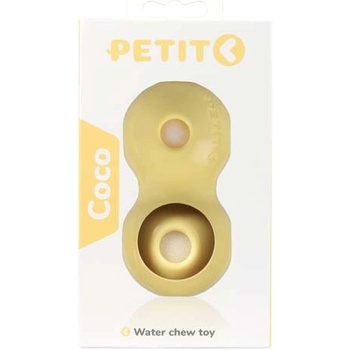 EBI PETIT COCO Chladiace hryzátko pre šteňatá a dospelých psov malých plemien žlté 12 x 6 x 6 cm