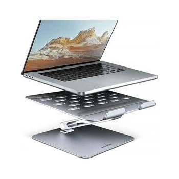 Axagon STND-LQ - pre notebooky 10" - 16", nastaviteľná výška a uhol (STND-LQ) strieborný