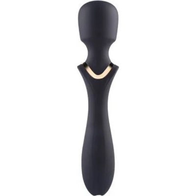 XMS Вибро масажор медицински силикон "elegance wander wand black" 23 см