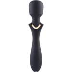 XMS Вибро масажор медицински силикон "elegance wander wand black" 23 см