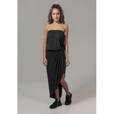 Urban classics Ladies Viscose Bandeau Dress black