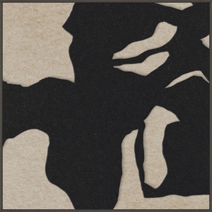 Malerifabrikken 3D картина с включена рамка/акустична 102x102 cm Silent Shadow 1 - Malerifabrikken (200-112P-BLSA-100100-BL2)