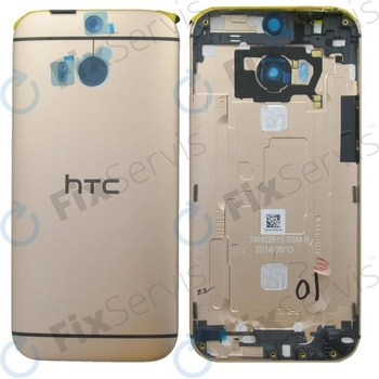 Kryt HTC One M8 zadní zlatý