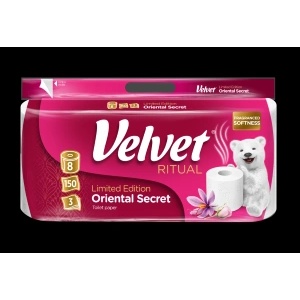 Velvet toal pap 3vr (8бр. /фол. ) Ritual 146m