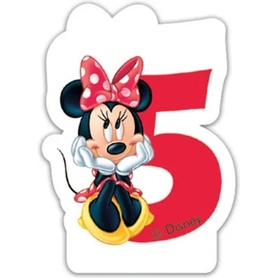 Procos Свещ за рожден ден на Мини - число 5