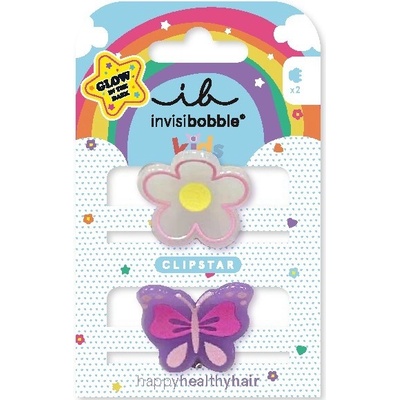 Invisibobble Invisibobble® Clipstar Glow Kids Happy Flower
