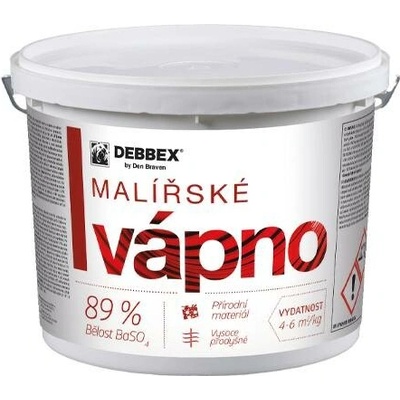 Den Braven Malířské vápno 11 kg kbelík bílá - bělost min. 89%