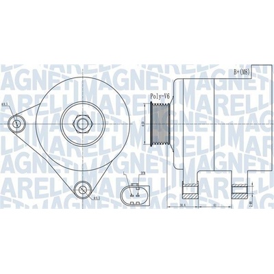 Generátor MAGNETI MARELLI 063731985010