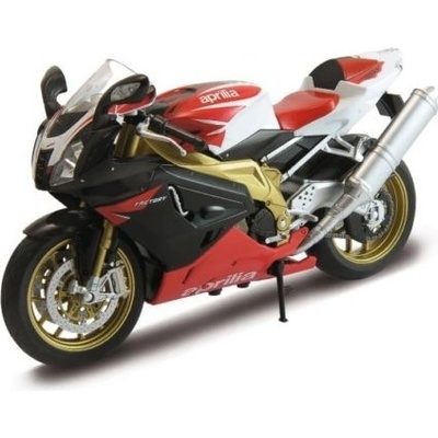 Welly Aprilia RSV1000R Factory Červená 1:10