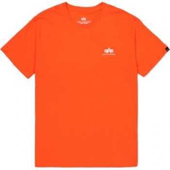 Alpha Industries Basic T Small logo Boost orange