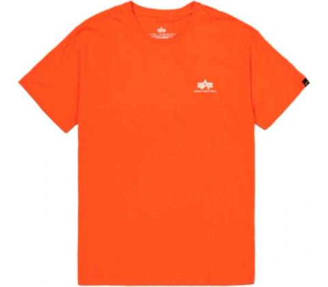 Alpha Industries Basic T Small logo Boost orange