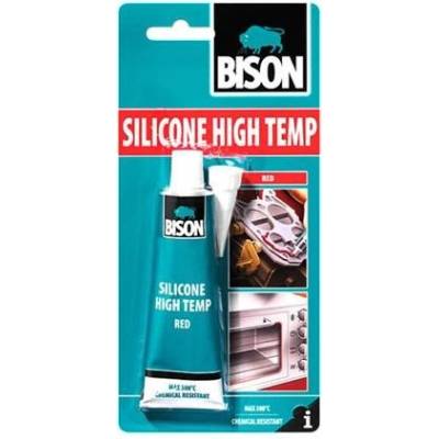 Bison Silicone Sealant High Temperature 300C 60 ml červená