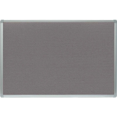 Arta Tabule filcová v hliníkovém rámu ARTA - 100 x 150 cm / šedá