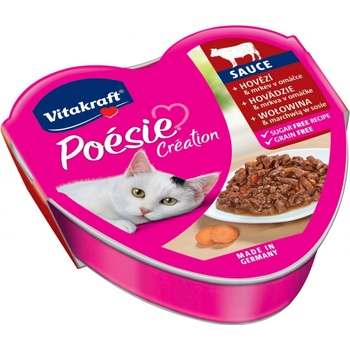 Vitakraft Poésie Sauce s hovädzím mäsom a mrkvou 85 g